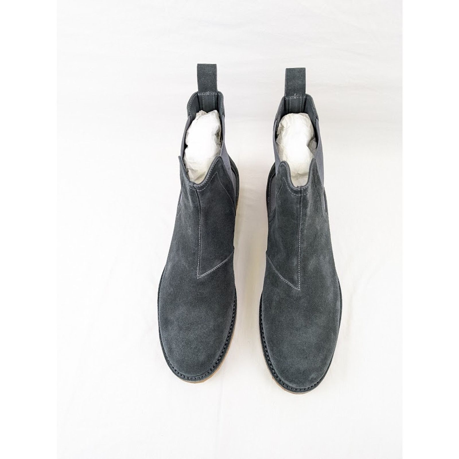 Bottega Veneta o1rshd1 Calf Suede Pelle Boots in Ardoise Size US 13 / EU 46 - 15 Thumbnail