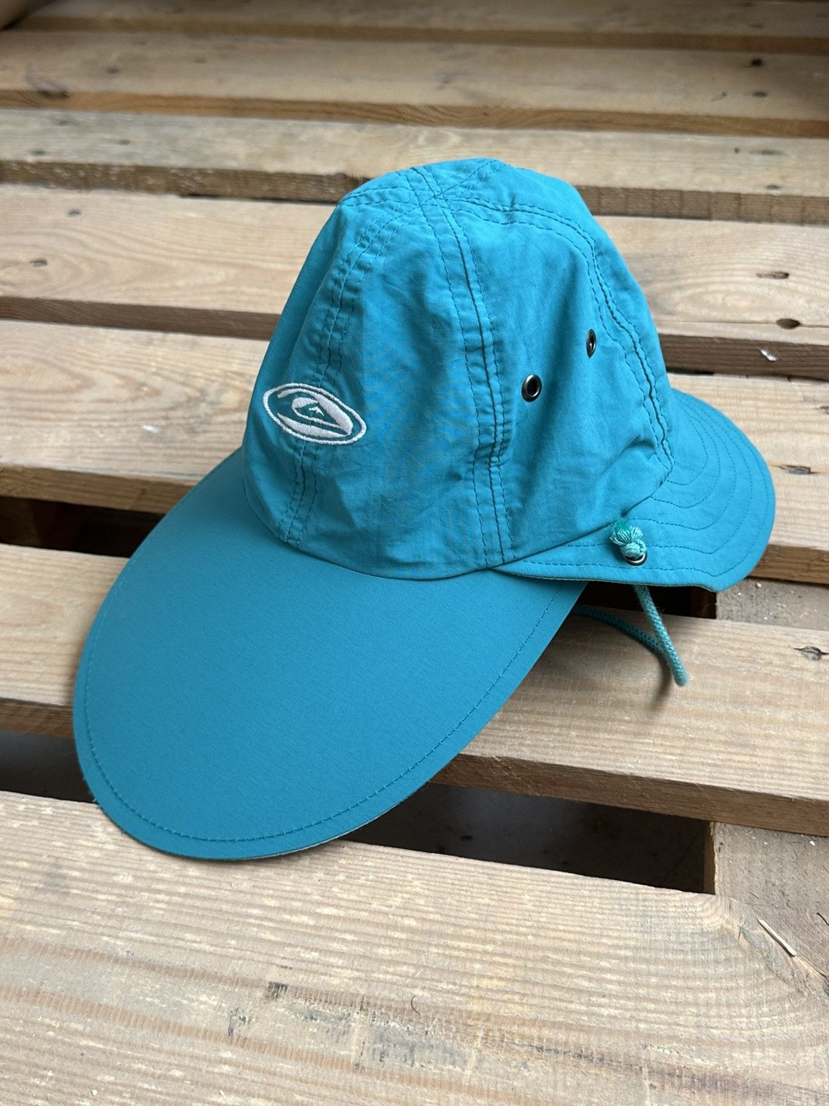 Quiksilver Vintage Quiksilver Turquoise Panama-Cap Size ONE SIZE - 1 Thumbnail