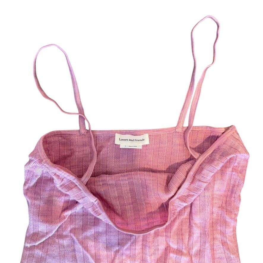 Lovers and Friends Lovers and Friends Talvi Maxi Dress in Pink Space Dye Size M Size M / US 6-8 / IT 42-44 - 5 Thumbnail