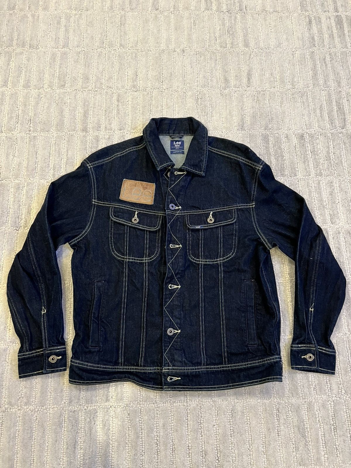 Lee LEE 101+ Denim Jacket Comfort Fit Kansas Size US S / EU 44-46 / 1 - 1 Thumbnail