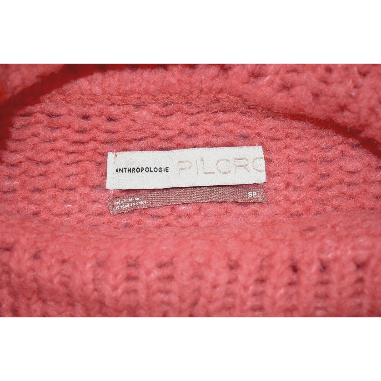 Anthropologie PILCRO ANTHROPOLOGIE Wool/Alpaca Cropped Pullover Sweater S Size S / US 4 / IT 40 - 4 Thumbnail