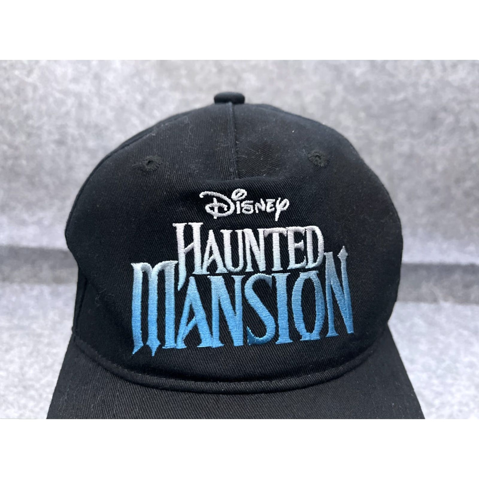 Disney Disney Haunted Mansion Baseball Cap Hat Unisex Adult Black 100% Cotton Adjustable Strapback Size ONE SIZE - 2 Thumbnail