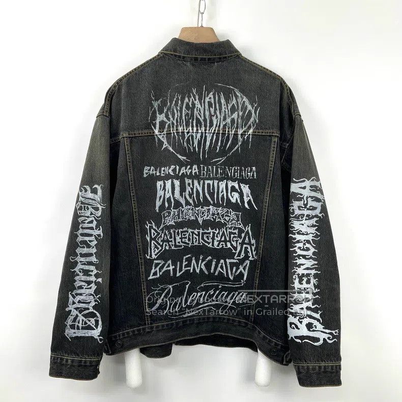 Balenciaga Balenciaga Denim Jacket Size US XS / EU 42 / 0 - 3 Thumbnail