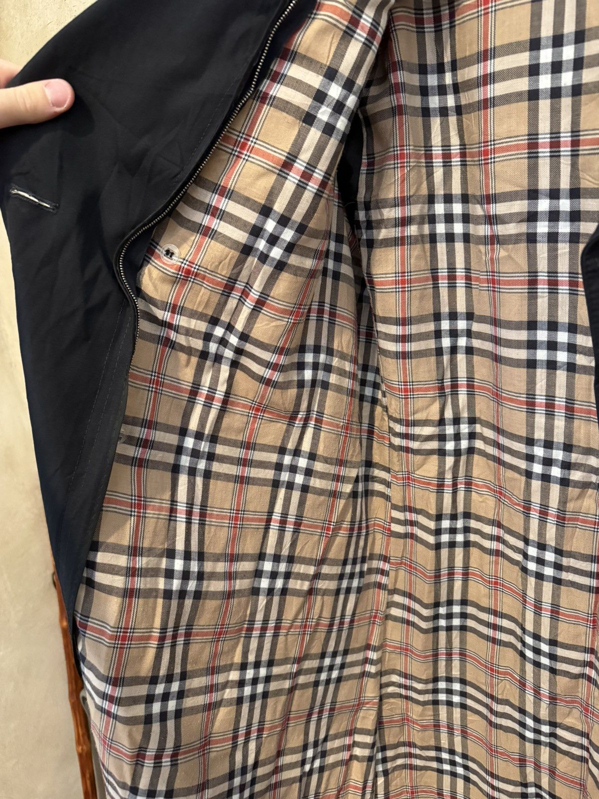 Vintage Vintage faux Burberry trench coat Size US L / EU 52-54 / 3 - 3 Thumbnail