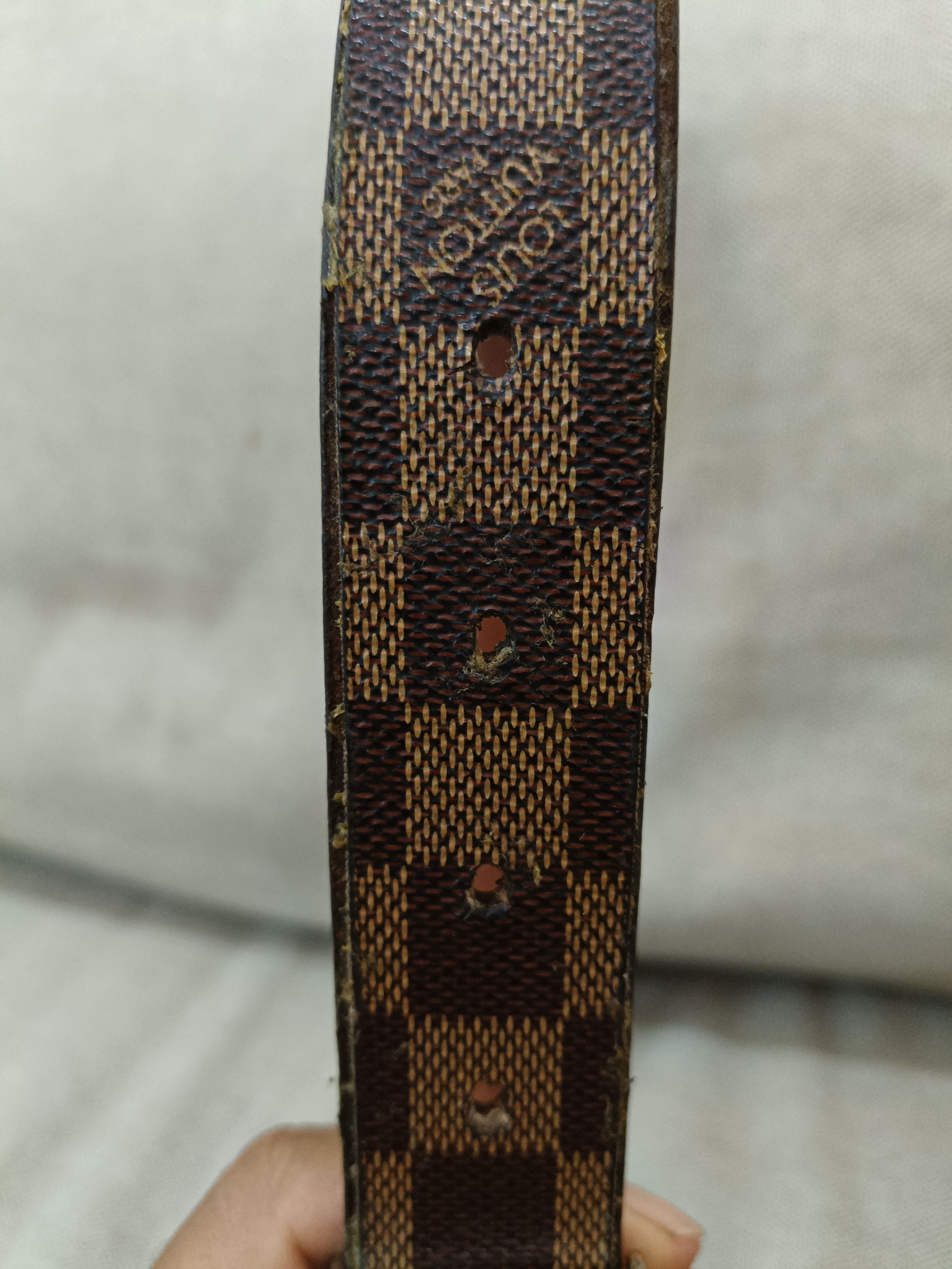 Louis Vuitton × Vintage Louis Vuitton Monogram Canvas Leather Belt/ CT0054 Size ONE SIZE - 7 Thumbnail