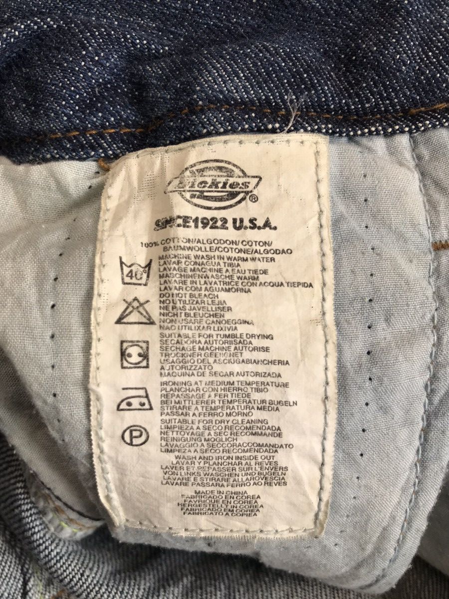 Dickies × Vintage Vintage Dickies Cargo SpellOut Embroidery Denim Size US 30 / EU 46 - 9 Thumbnail