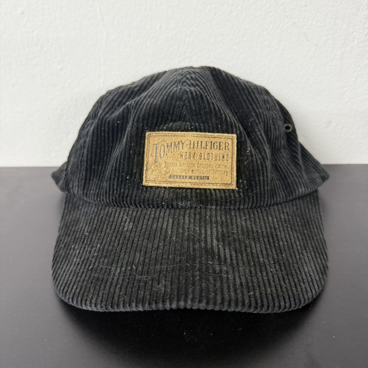 Tommy Hilfiger Vintage Tommy Hilfiger Corduroy Six Panel Hat Size ONE SIZE - 2 Thumbnail
