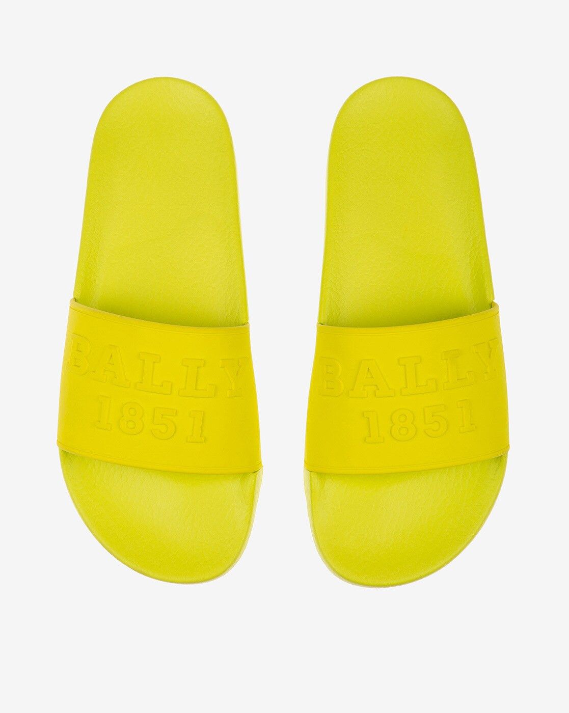 Bally o1y1224 Embossed Slippers in Yellow Size US 8 / EU 41 - 1 Thumbnail