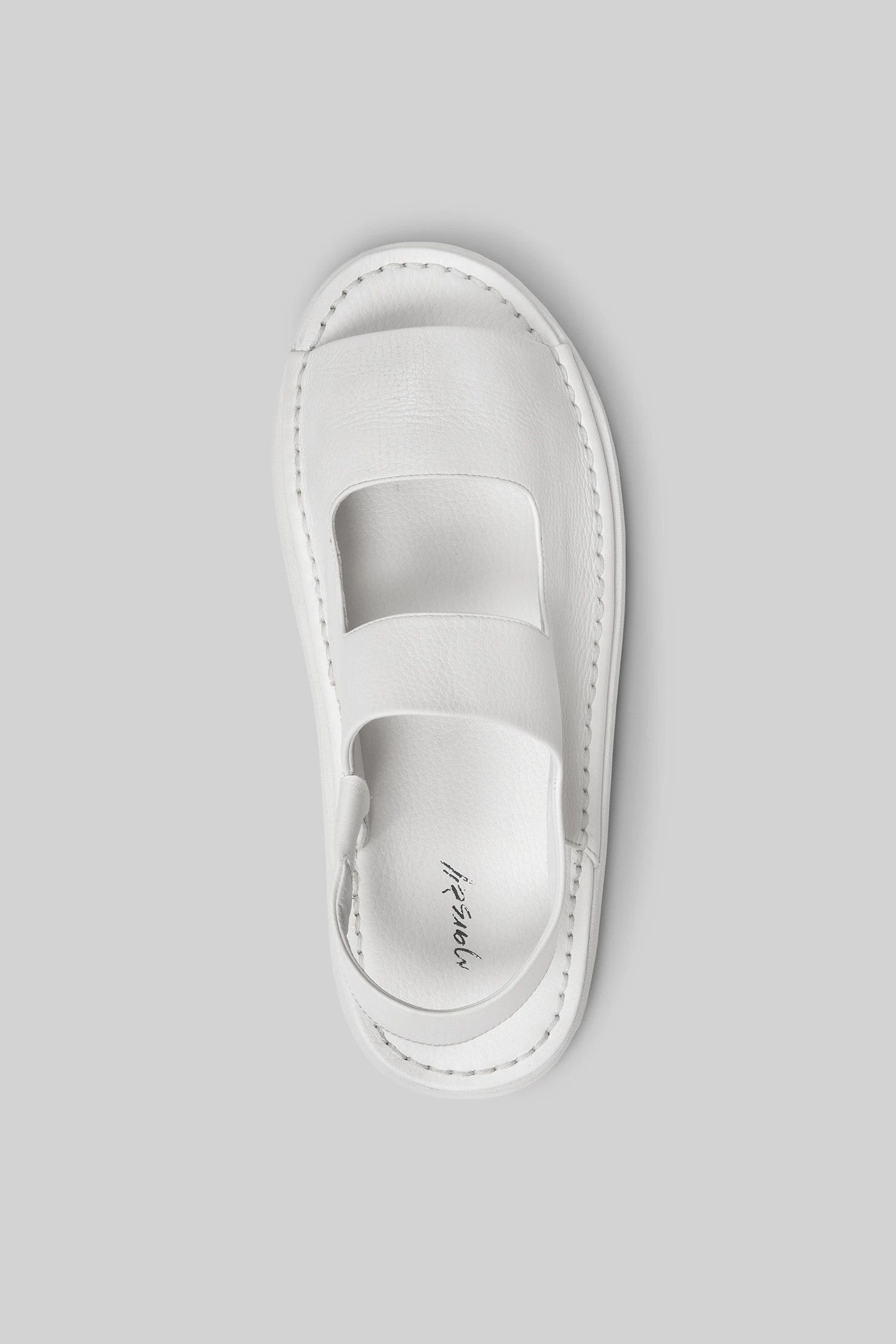 Marsell Sanpomice optical white sandal.Like Marni or Guidi Size US 5 / IT 35 - 2 Thumbnail