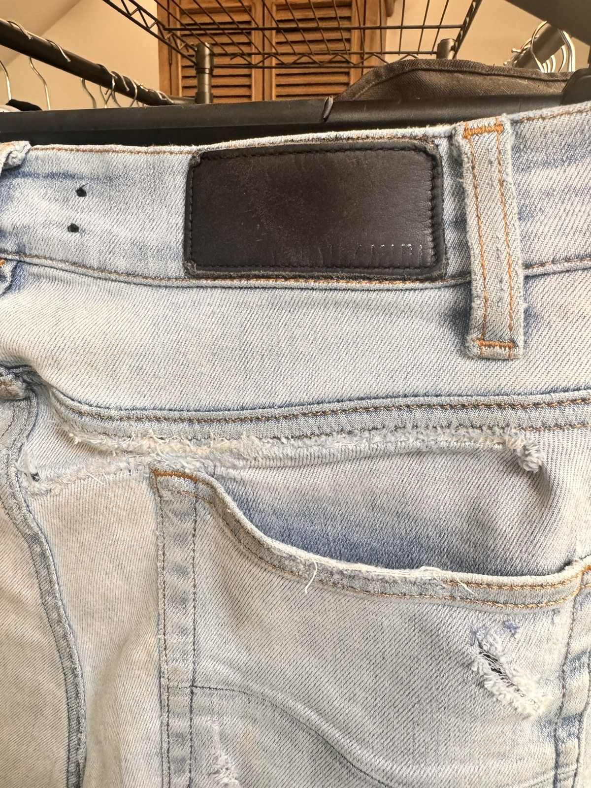 Amiri Amiri MX1 Sky Indigo ‘Tie Dye’ Size US 29 - 4 Thumbnail