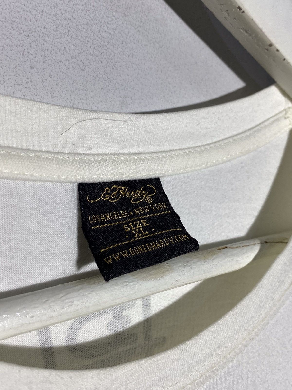 Christian Audigier × Ed Hardy Ed Hardy y2k hype streetwear style white t-shirt Size US XL / EU 56 / 4 - 11 Thumbnail