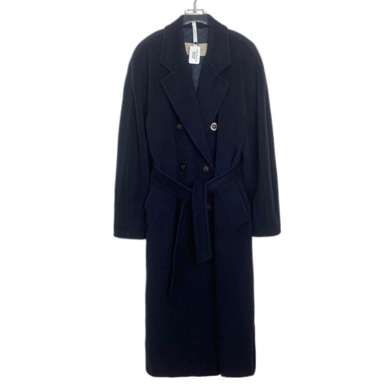 Max Mara Max Mara Lapel double-breasted woolen overcoat Size L / US 10 / IT 46 - 1 Thumbnail