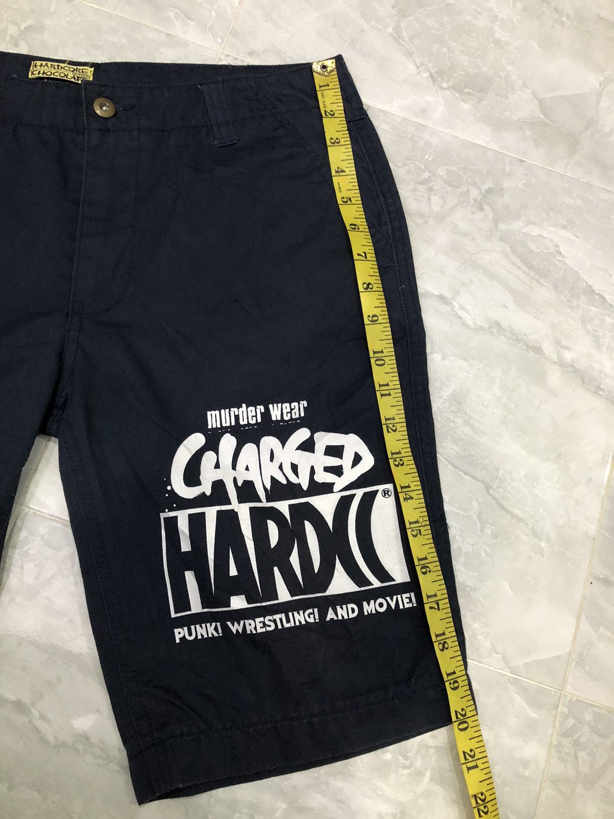 Japanese Brand Hardcore Chocolate Graphic Shorts –Japan Street Cult Classic Size US 30 / EU 46 - 13 Thumbnail