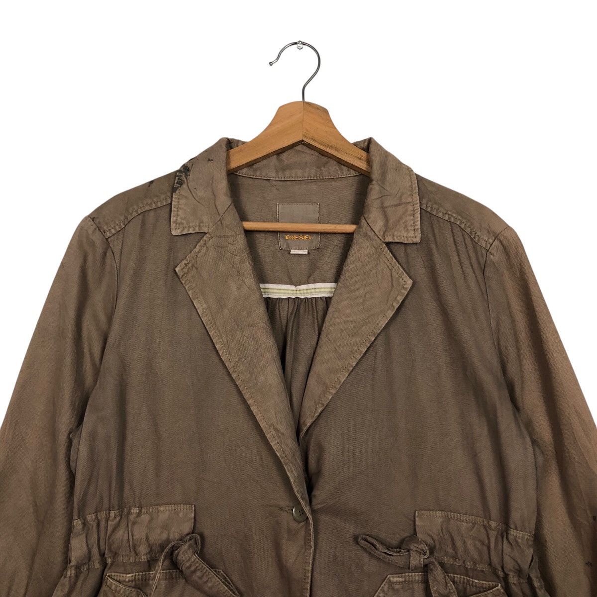 Diesel 📌Vintage Biker Jacket Diesel Parachute Bondage Design Size US S / EU 44-46 / 1 - 4 Thumbnail