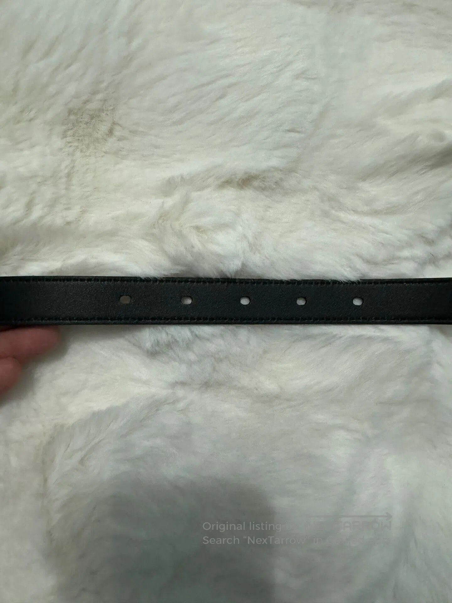 Saint Laurent Paris Saint Laurent YSL Leather Belt. Size ONE SIZE - 5 Thumbnail