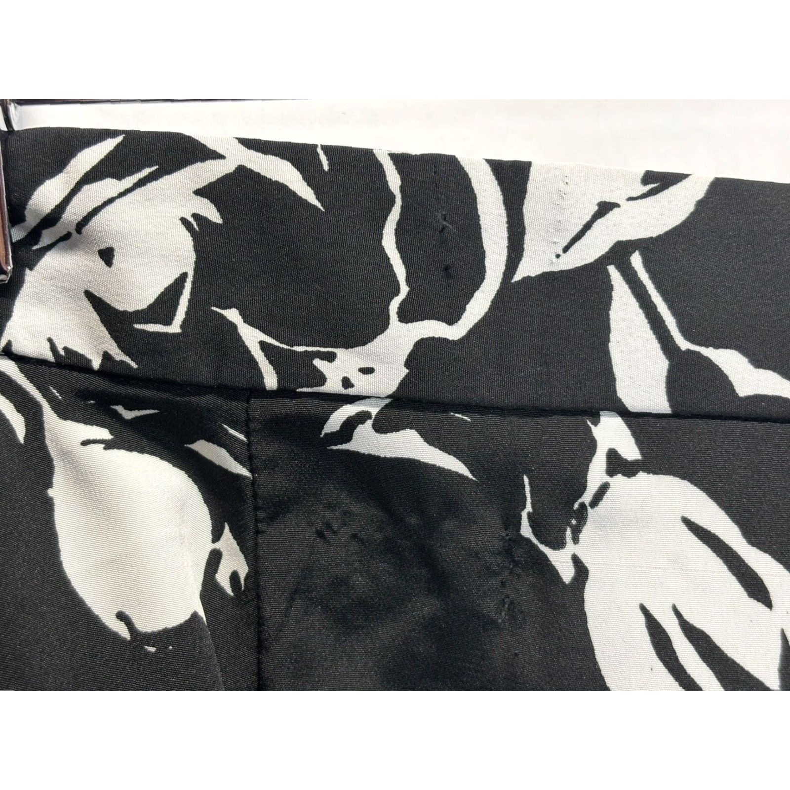 Ralph Lauren Lauren Ralph Lauren Women’s Floral Pants Slacks 22W Plus Black White Flowy Size 40" / US 18 - 6 Thumbnail
