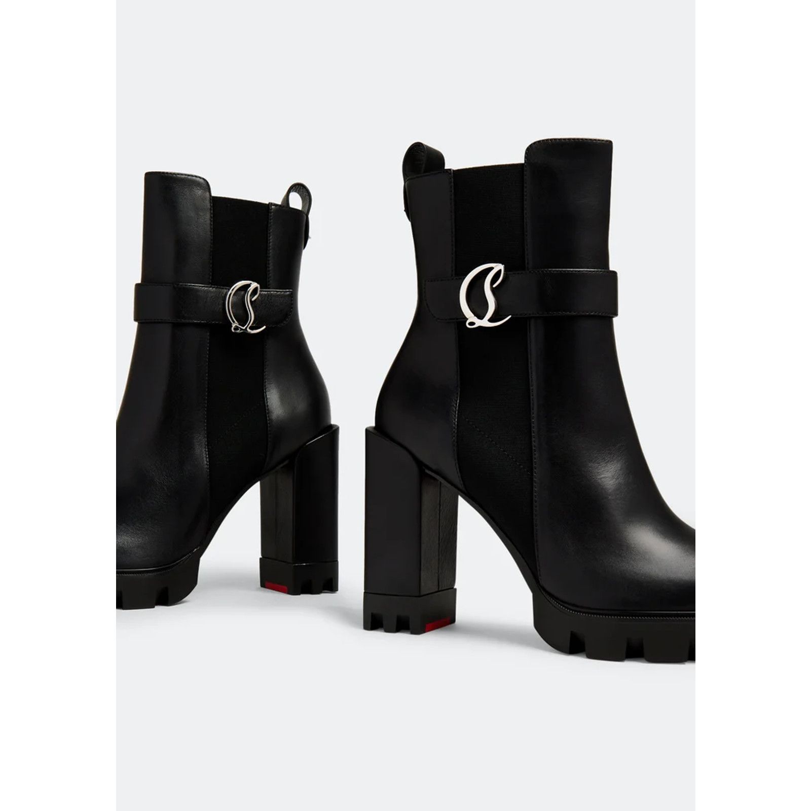 Christian Louboutin Christian Louboutin CL Chelsea Lug 100 Leather Ankle Boot 41 Size US 10 / IT 40 - 8 Thumbnail