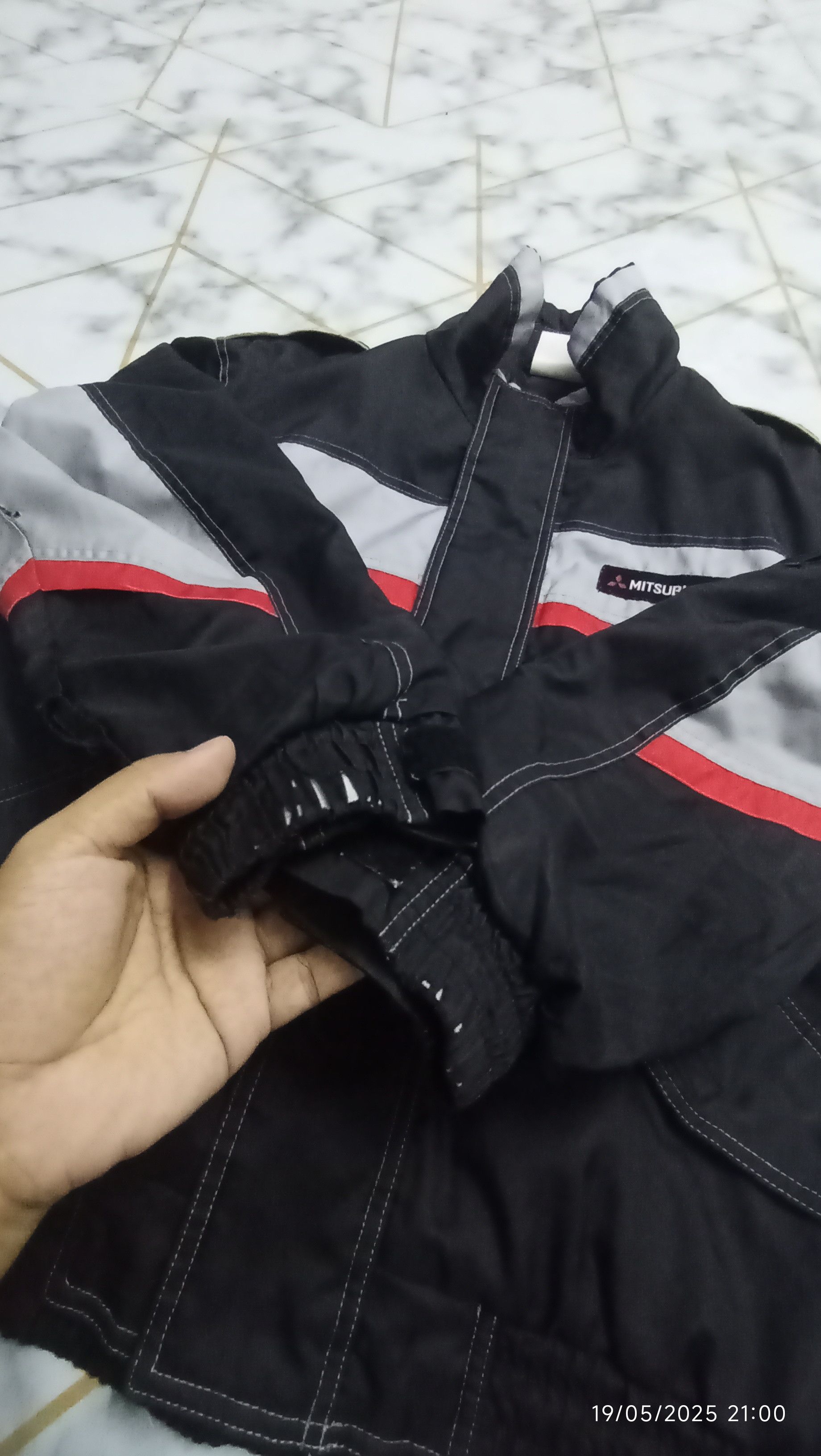 Japanese Brand × Sports Specialties × Vintage Vintage Mitsubishi Ralliart Zipper Jacket Size US L / EU 52-54 / 3 - 4 Thumbnail