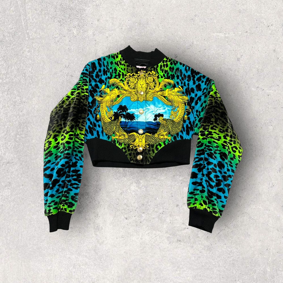 H&M × Versace Versace x H&M bomber jacket Size S / US 4 / IT 40 - 1 Thumbnail