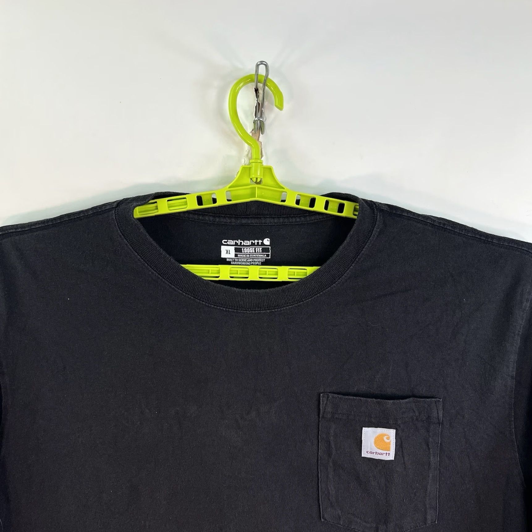 Carhartt VINTAGE Carhartt T-Shirt Shirt Mens XL Black K126 Long Sleeve Crew Neck 90s Outdoor Logo Distressed None Size US XL / EU 56 / 4 - 2 Thumbnail