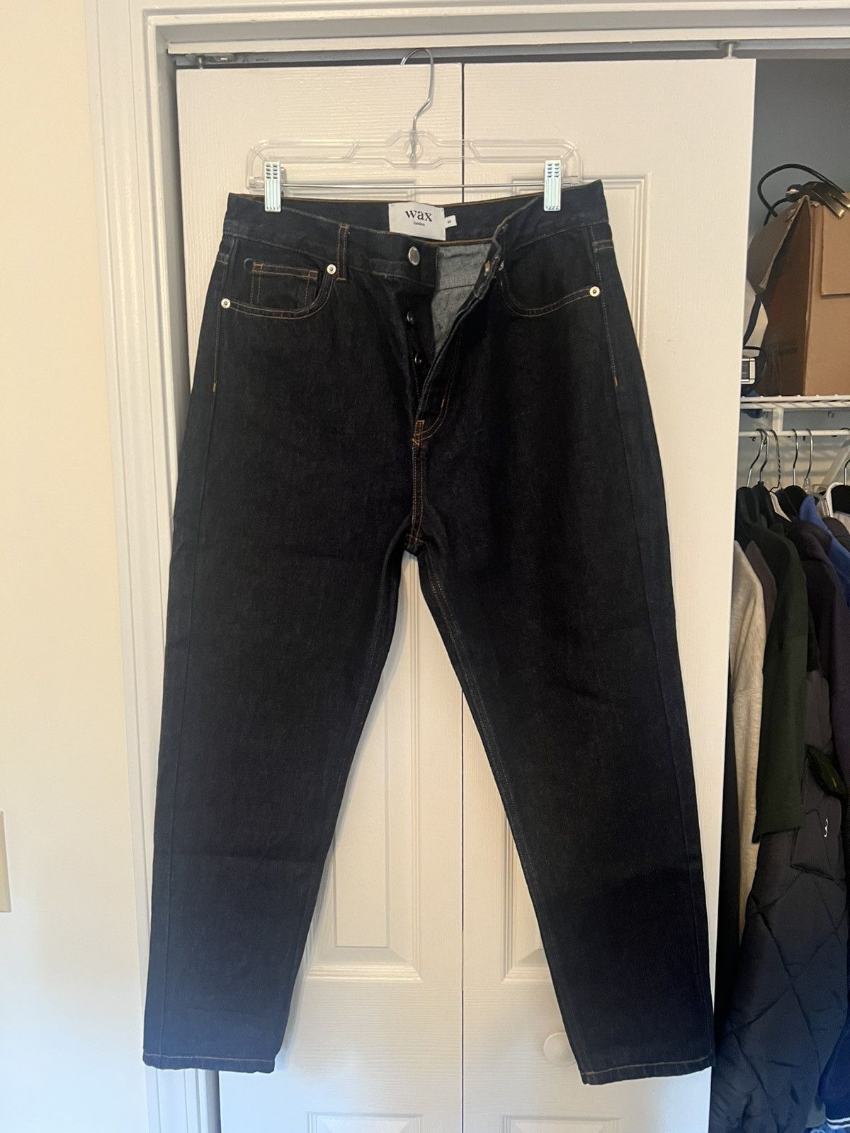 Wax London Wax London Designer Selvage Denim Jeans Size US 32 / EU 48 - 1 Thumbnail