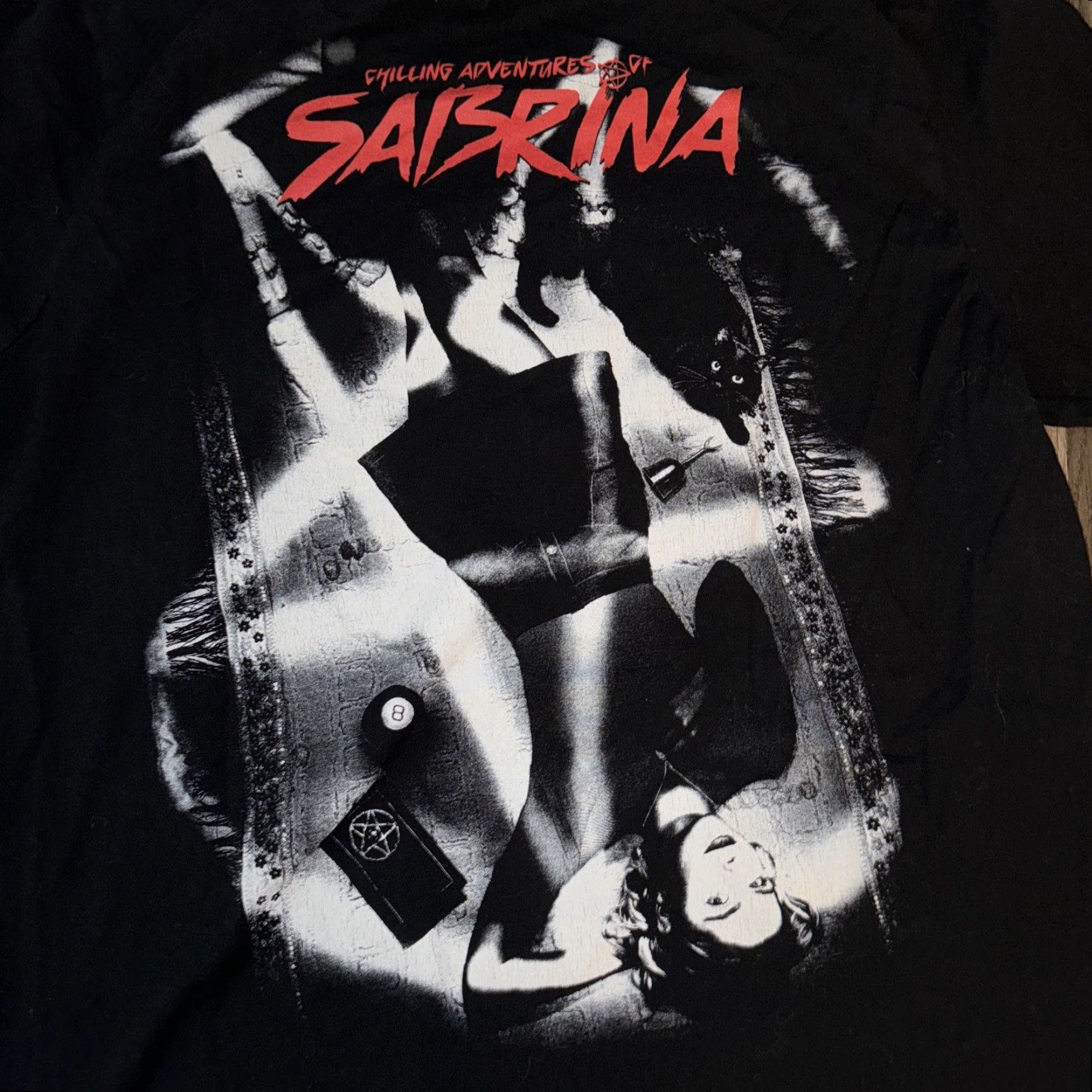 Vintage VINTAGE Women’s Chilling Adventures Of Sabrina T-Shirt M Black Womens Size M / US 6-8 / IT 42-44 - 5 Thumbnail