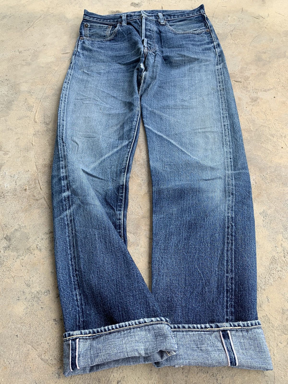 Levi's Vintage Levis Big E 501XX Selvedge Distressed Denim Size US 30 / EU 46 - 10 Thumbnail