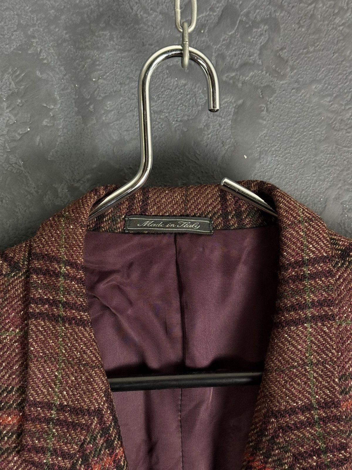 Versace Vintage Gianni Versace 80s-90s Double Breasted Blazer Wool Size 50R - 7 Thumbnail