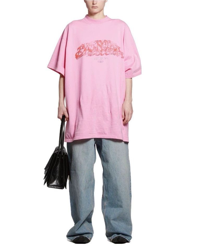 Other balenciaga pink graphic oversized short sleeve t Size US S / EU 44-46 / 1 - 2 Thumbnail