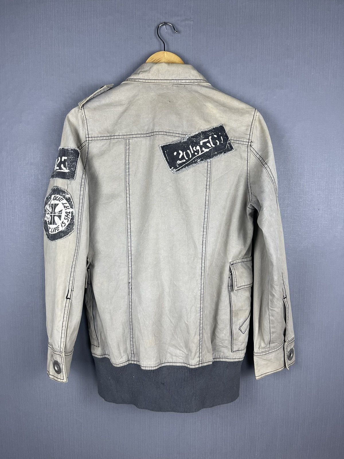 Seditionaries Vintage ALGONQUINS Double Collar Punk Bondage Patches Jacket Size US M / EU 48-50 / 2 - 3 Thumbnail
