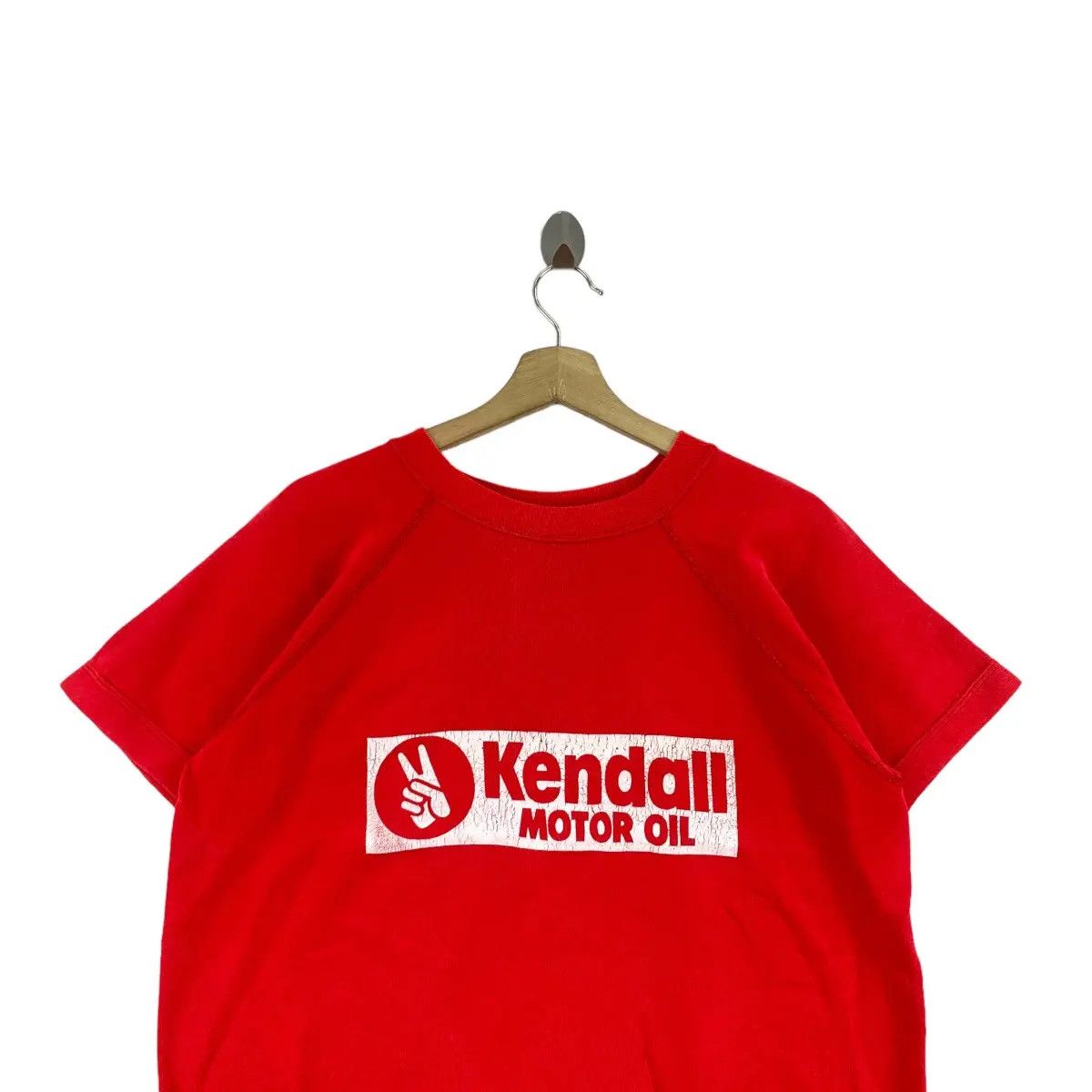 Vintage Vintage 80’ KENDALL MOTOR OIL Racing Team Nascar Sweatshirt Size US M / EU 48-50 / 2 - 4 Thumbnail