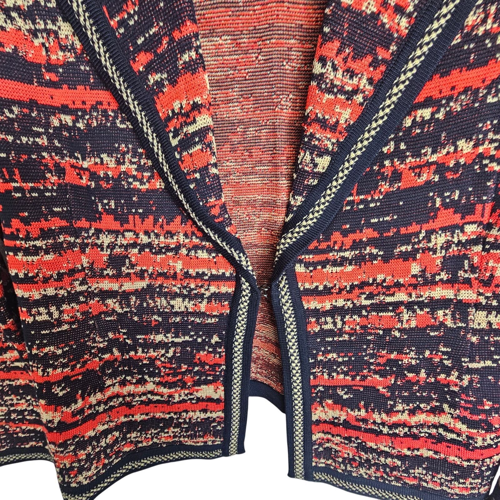 Vera Wang Ming Wang Blazer Women M Sweater Cardigan Abstract Size M / US 6-8 / IT 42-44 - 3 Thumbnail
