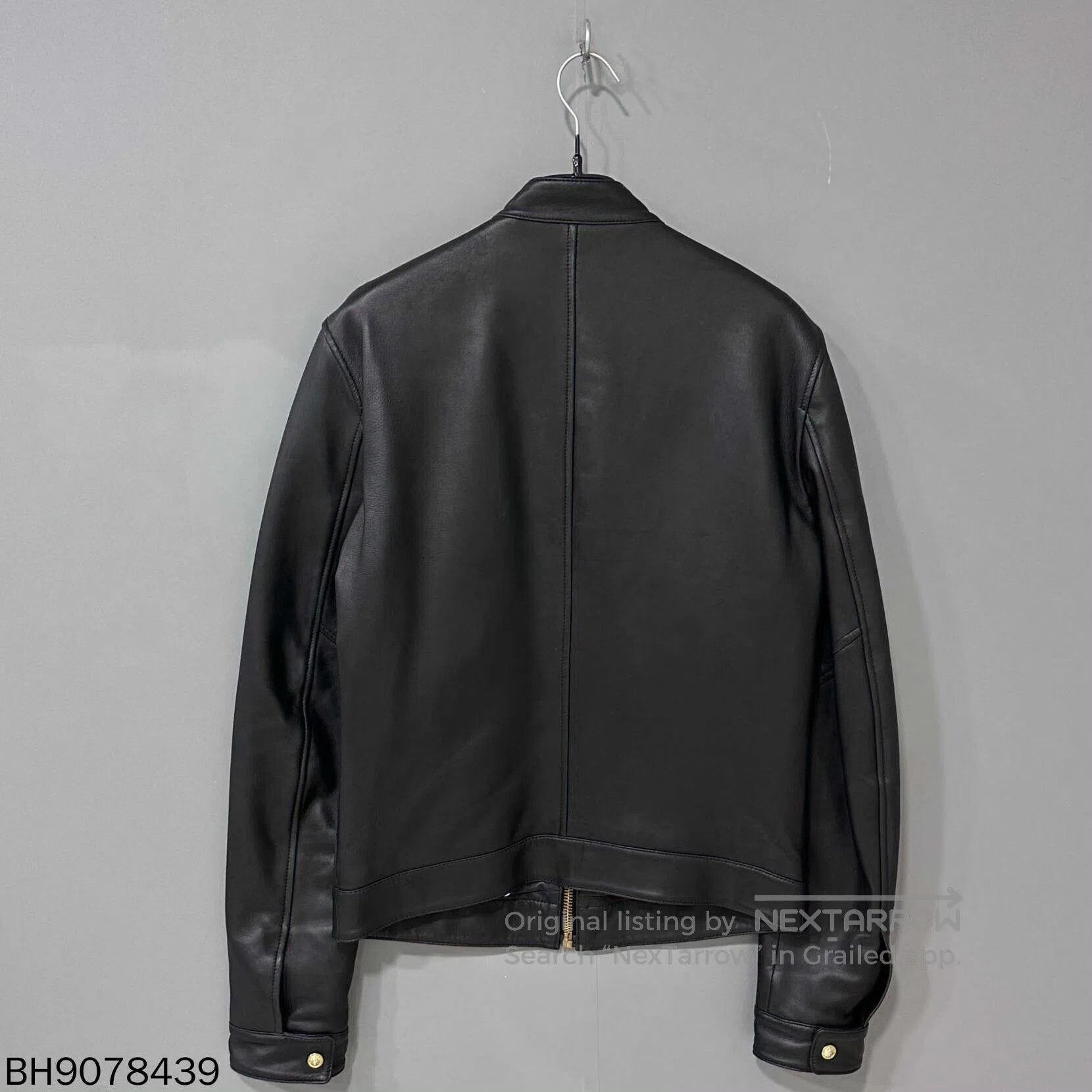 Versace black floral leather jacket by versace. Size US L / EU 52-54 / 3 - 2 Thumbnail