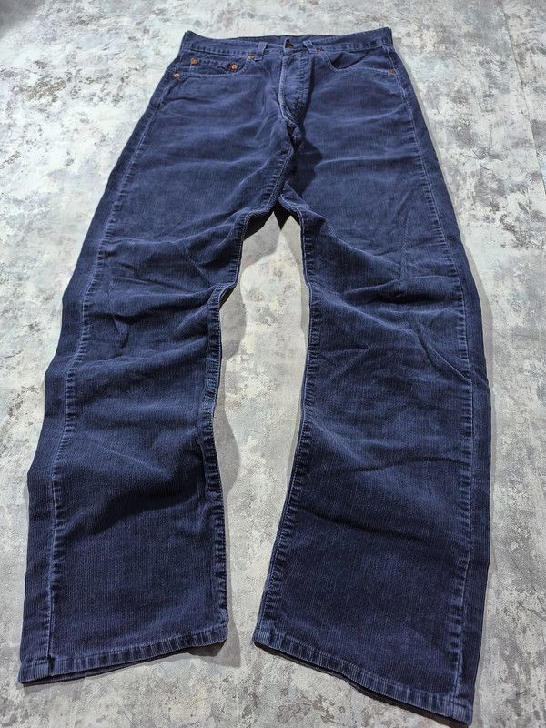 Levi's Vintage Clothing vintage 96 made in italy levis corduroy 551 white tab 31x32 Size US 29 - 2 Thumbnail