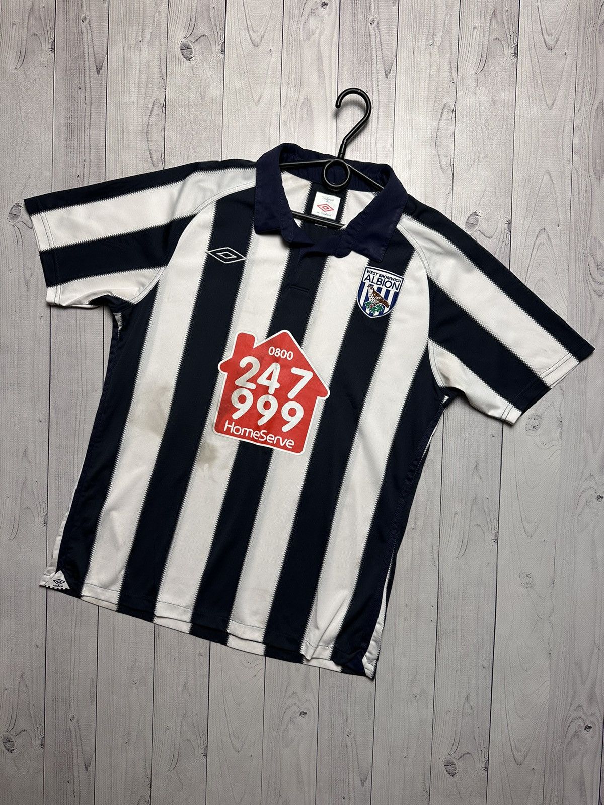 Vintage Umbro West Bromwich soccer jersey size M