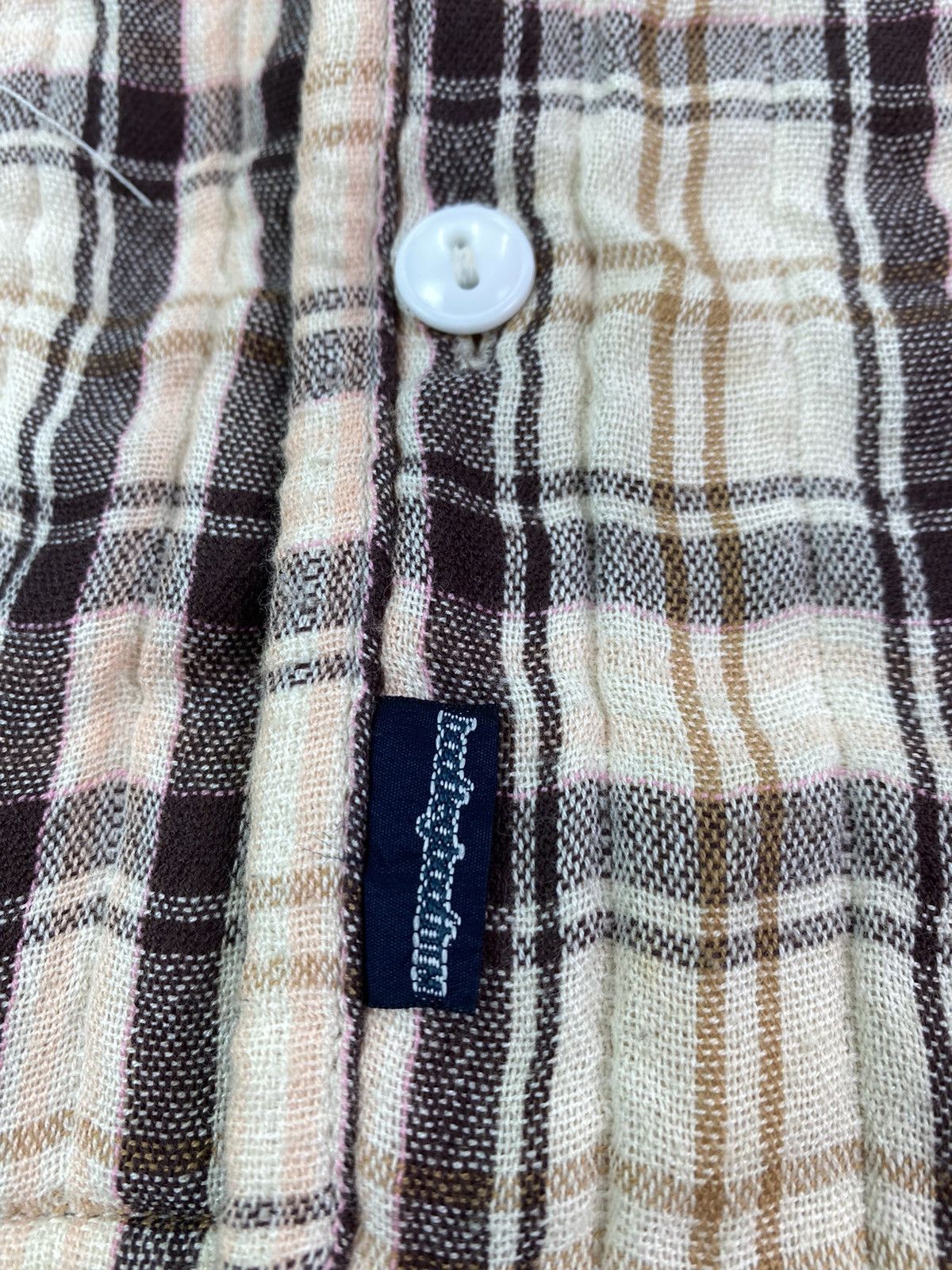 Japanese Brand × Vintage Vtg 90s Bootlegbooth japan checkered shirts button up Size US L / EU 52-54 / 3 - 3 Thumbnail