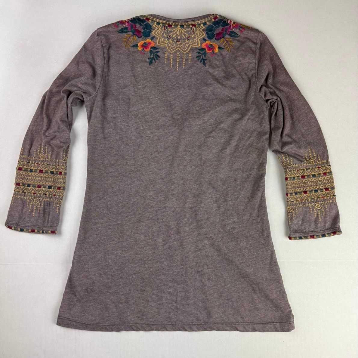 Johnny Was Johnny Was Katina Floral Embroidered T-Shirt - XS Size XS / US 0-2 / IT 36-38 - 10 Thumbnail