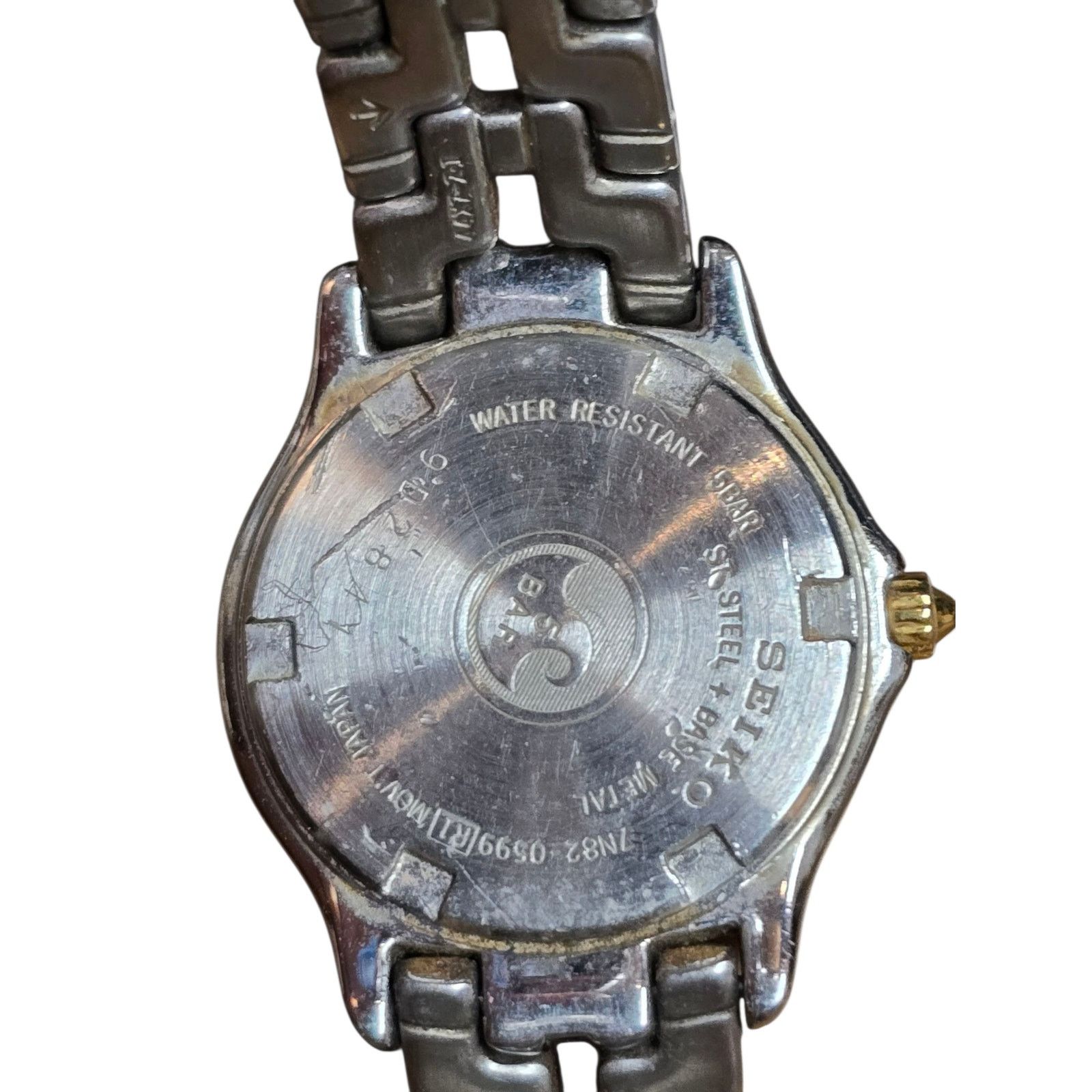 Seiko Seiko 7N82 Two-Tone Silver & Gold Ladies Wristwatch Size ONE SIZE - 2 Thumbnail