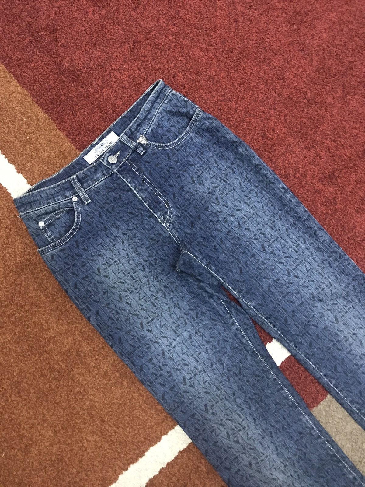 Krizia Uomo 💥FLARE💥 KRIZIA ITALY FULL PRINT PANT Size 27" / US 4 / IT 40 - 3 Thumbnail
