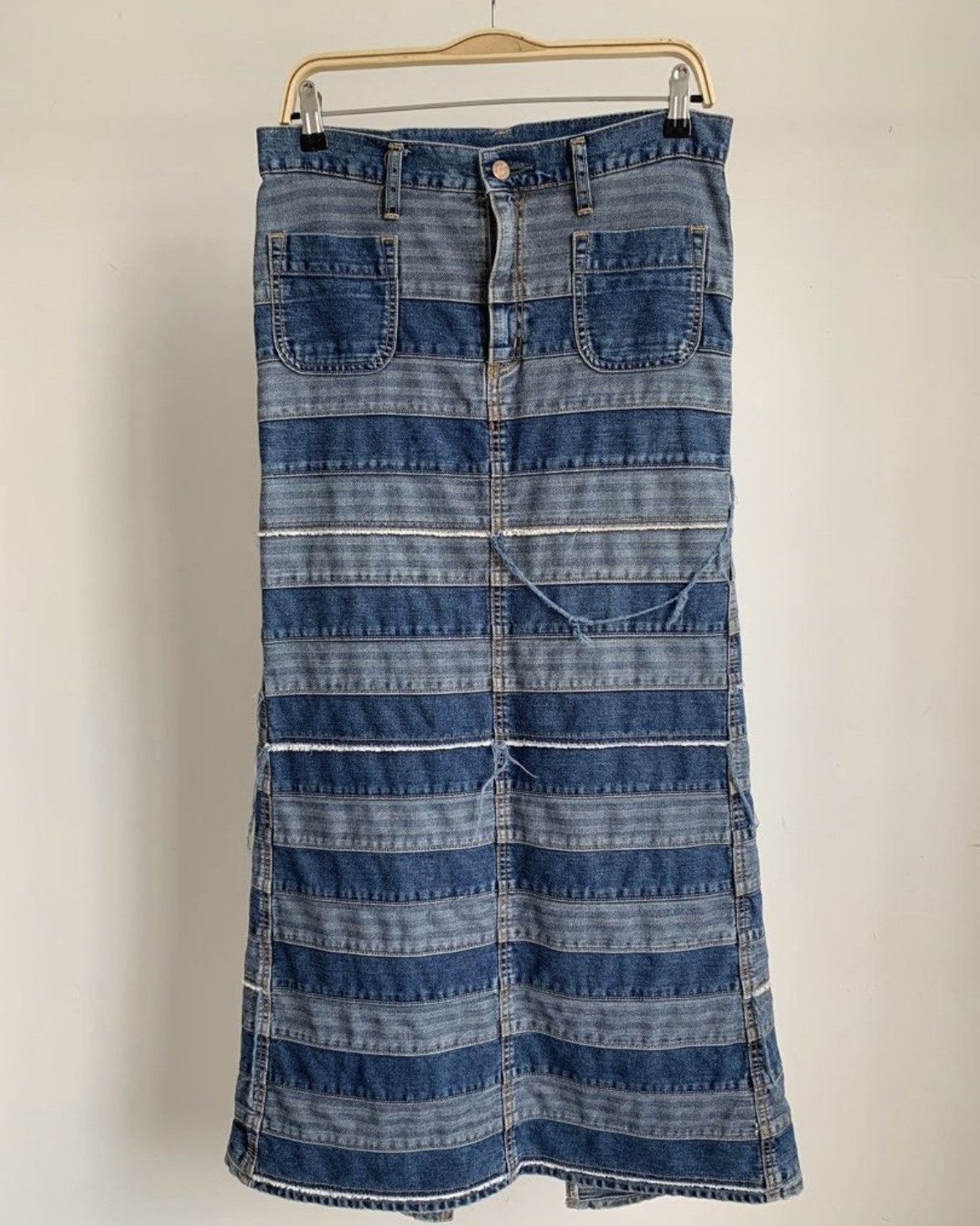 Designer × Hysteric Glamour × Vintage Vintage Kinky Denim Skirt Hysteric Glamour Size 31" - 1 Thumbnail