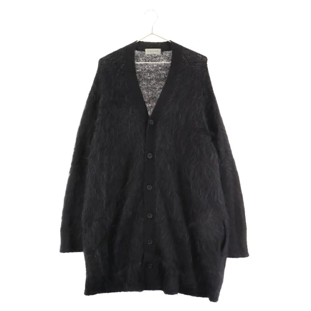 image of Yohji Yamamoto Pour Homme 22Aw Fur Cardigan in Black, Men's (Size Large)