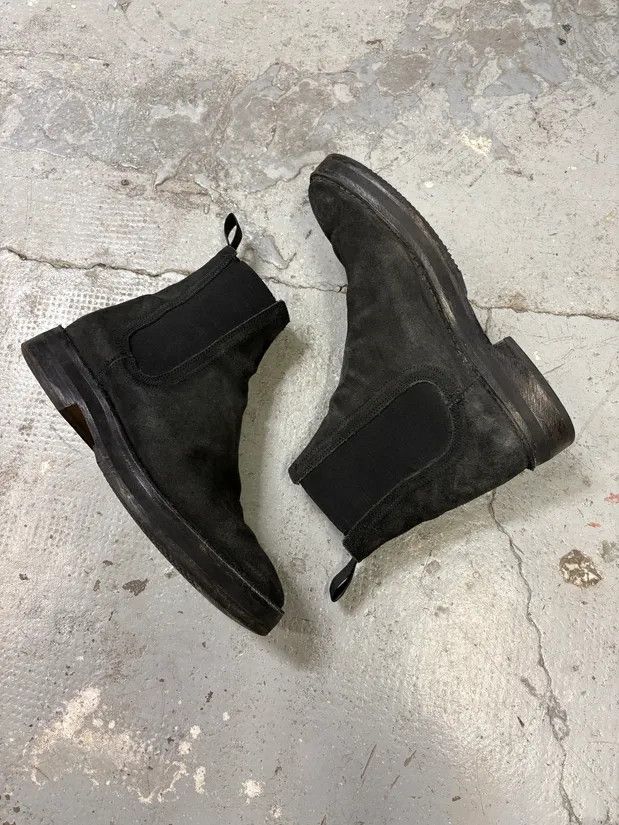 Vintage × Yeezy Yeezy Season 6 Black Suede Leather Chelsea Boots Size US 9 / EU 42 - 6 Thumbnail