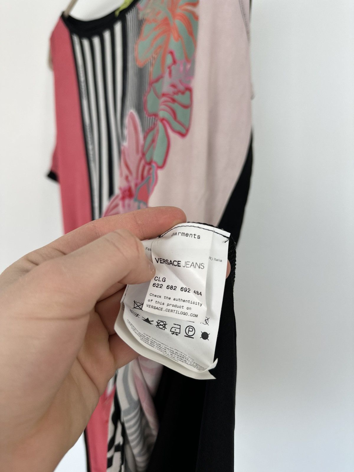 Versace Vintage Versace Designer Luxury Archival Y2K Floral Dress Size XL / US 12-14 / IT 48-50 - 11 Thumbnail
