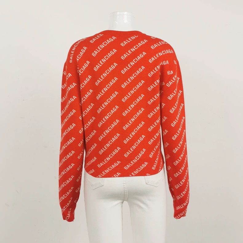 Balenciaga Balenciaga Cotton Blend Letter Logo Crewneck Long Sleeve S Size XS / US 0-2 / IT 36-38 - 2 Thumbnail