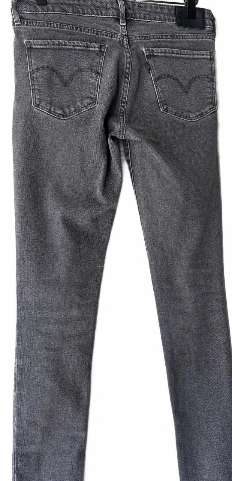 Levi's Levi’s 711’s Dark Gray Jeans Size 26" / US 2 / IT 38 - 6 Thumbnail