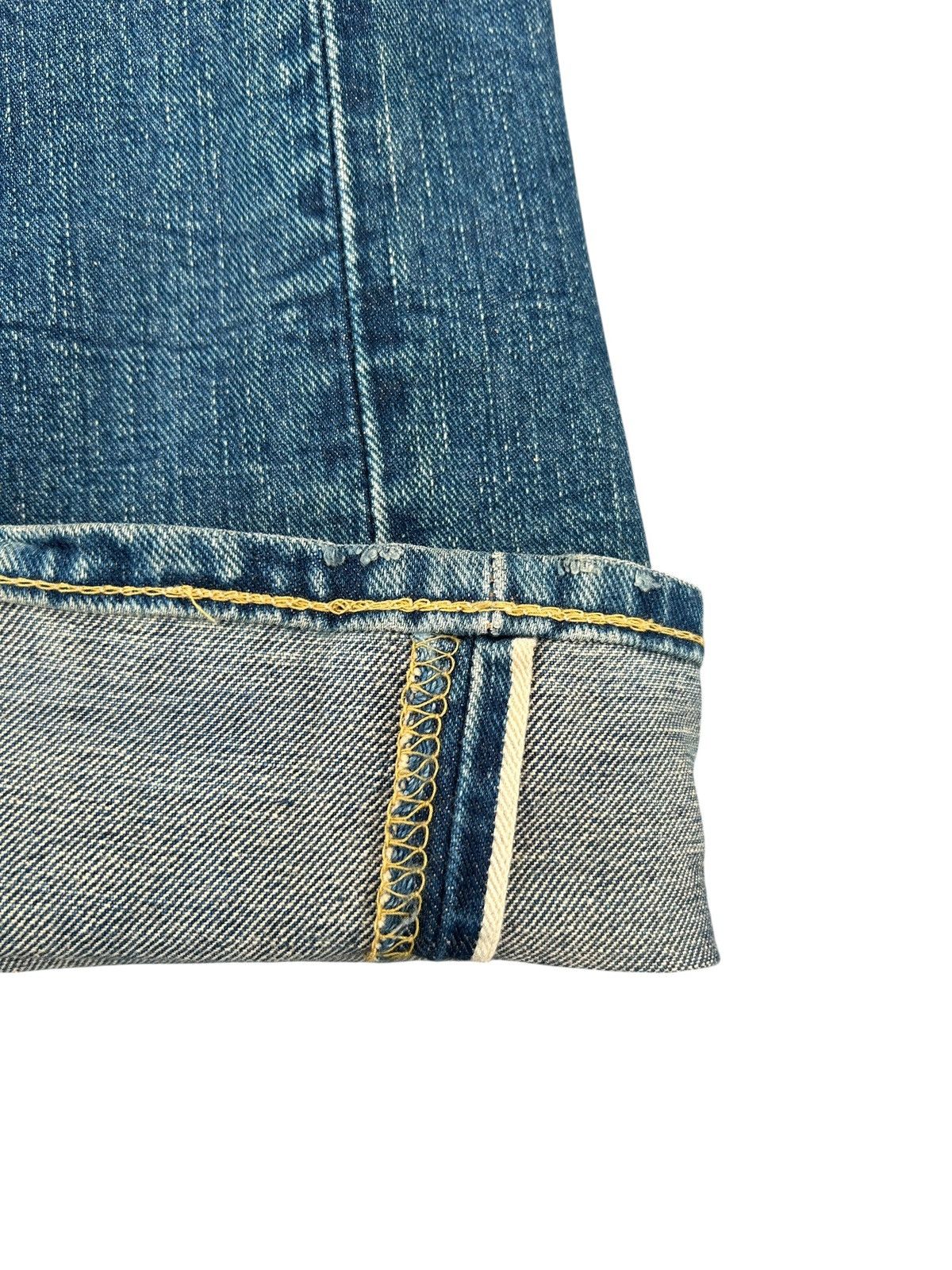 Kapital VINTAGE LEE HALF SELVEDGE JAPANESE DISTRESSED DENIM JEANS Size US 29 - 3 Thumbnail