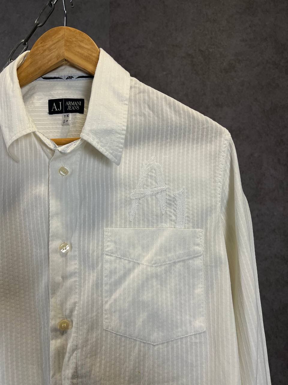 Armani Armani Jeans designer vintage logo shirt Size US M / EU 48-50 / 2 - 2 Thumbnail