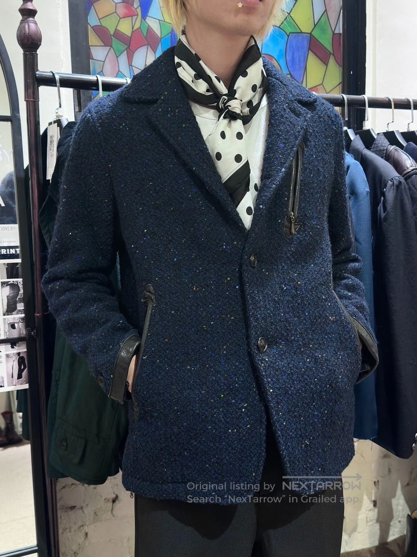 KIJIMA TAKAYUKI Needles Donegal Tweed Wool Jacket. Size US XS / EU 42 / 0 - 4 Thumbnail