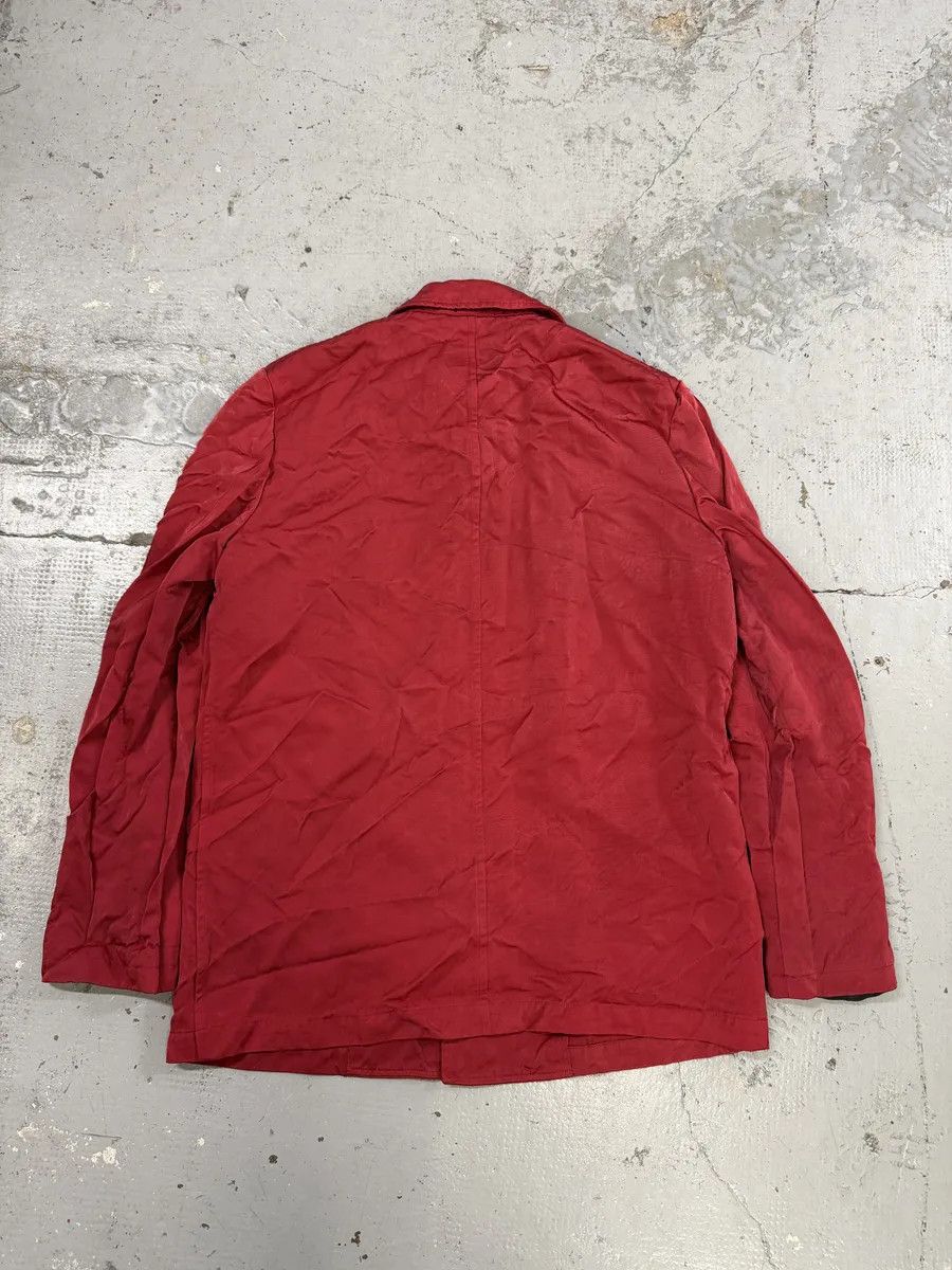 Comme des Garcons AW1998 Comme des Garçons Homme Plus Red Contemporary Pleated Blazer Jacket Size US M / EU 48-50 / 2 - 7 Thumbnail