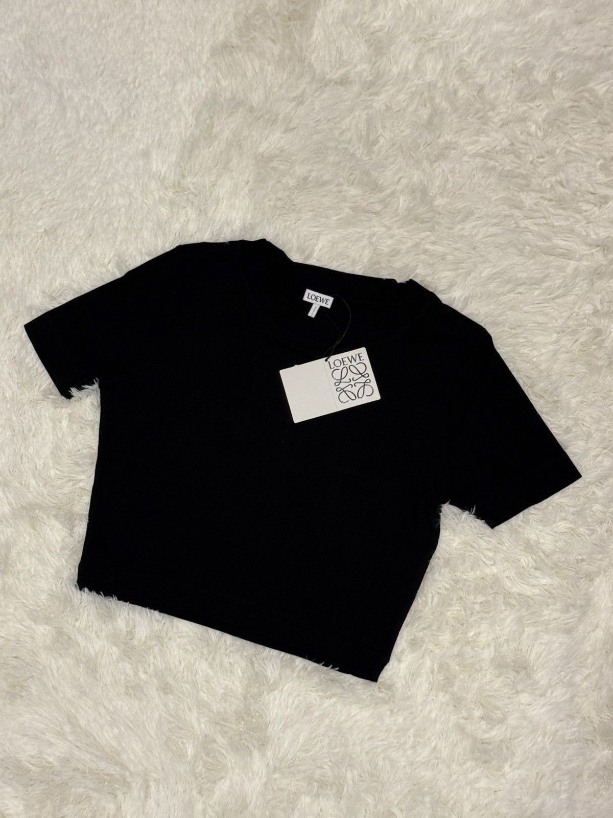 Loewe Loewe black crop top Size M / US 6-8 / IT 42-44 - 2 Thumbnail